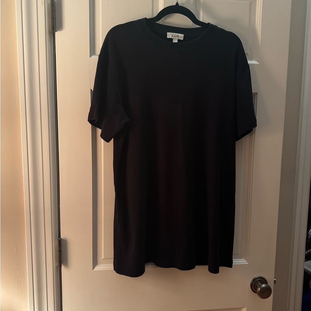 COS Classic Black Short Sleeve Tunic/ Tee